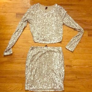 It is a 2 piece from a  boutique .
